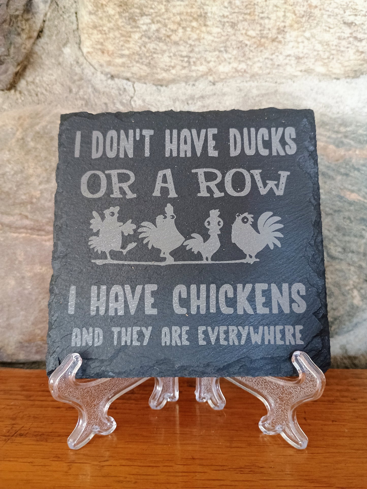 Custom slate coasters