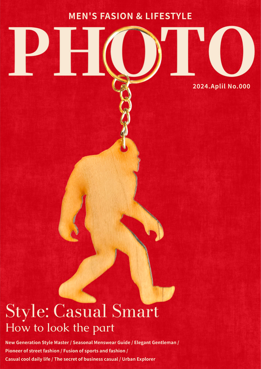 Bigfoot Keychain