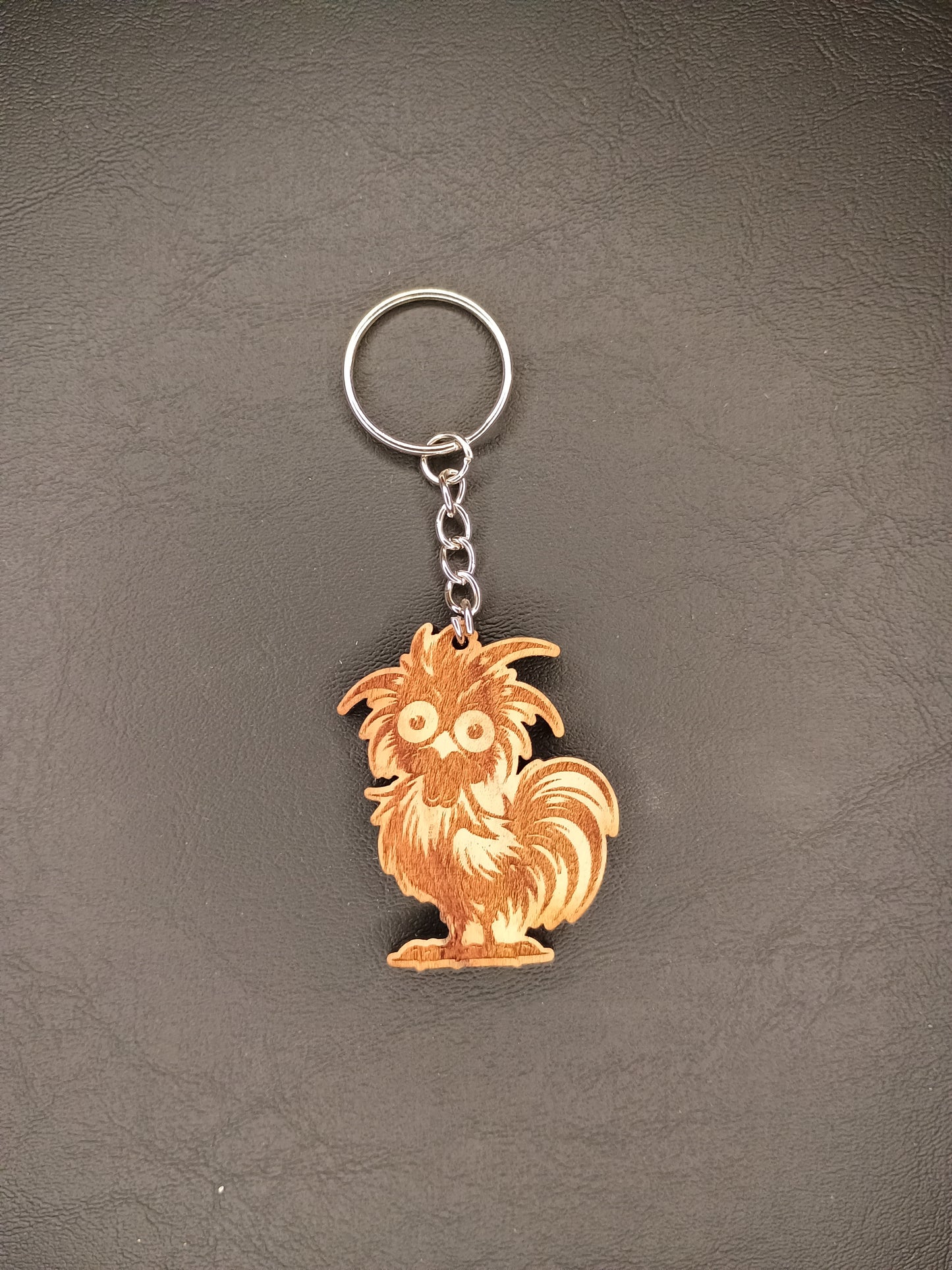 Crazy Chicken Keychain