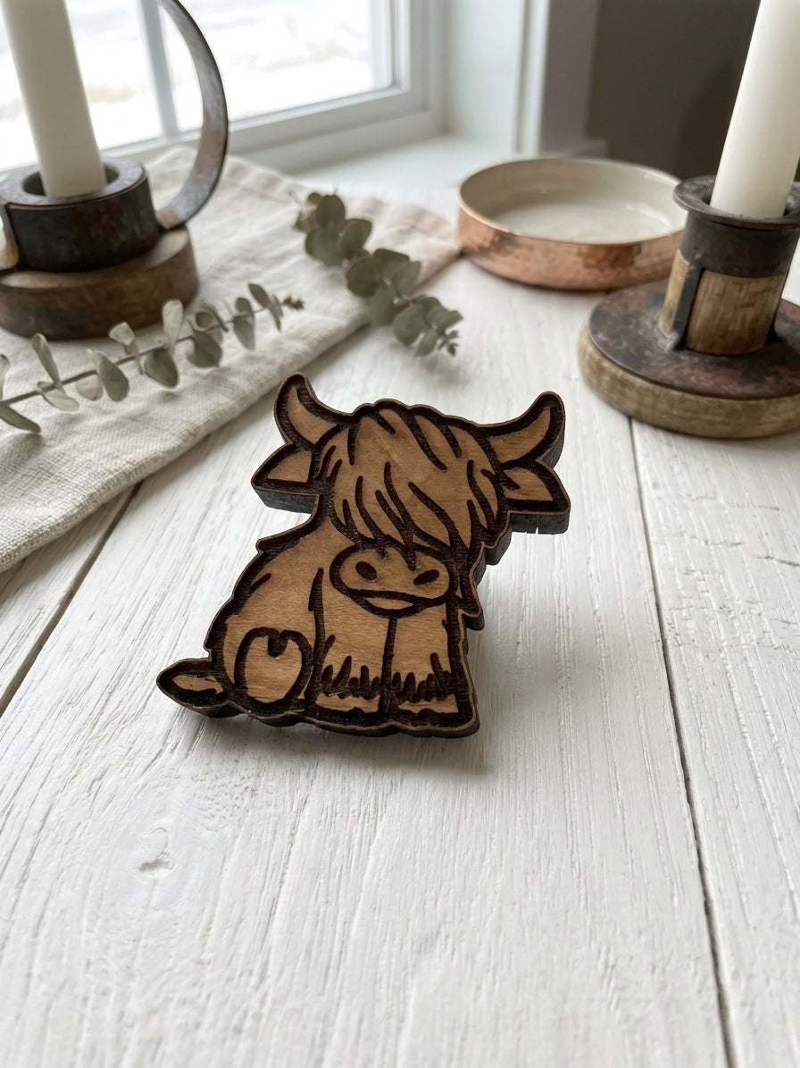 Highland Cow Magnet